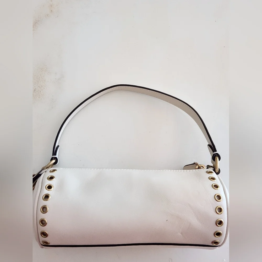 Coach Nolita Mini Barrel Bag In Chalk White - Picture 8 of 16